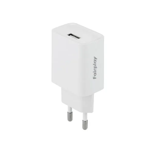 FAIRPLAY Chargeur 12W USB-A (Blanc)
