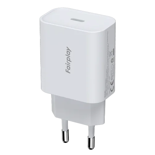 FAIRPLAY Chargeur 25W USB-C (Noir)