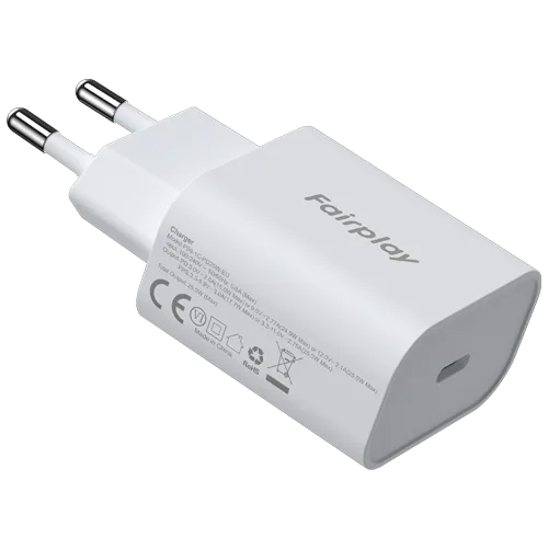 FAIRPLAY Chargeur 25W USB-C (Noir)