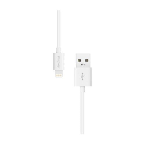 FAIRPLAY SENECIO Câble Lightning 1m (Blanc)