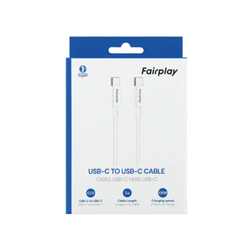 FAIRPLAY HIMALYA Câble 100W USB-C/USB-C 1m