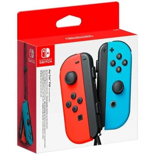 Joycon Nintendo Switch (Bleu/rouge néon)